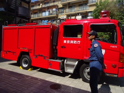 消防ポンプ車