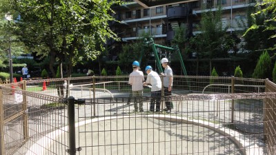 A班消化栓放水訓練状況(8).JPG