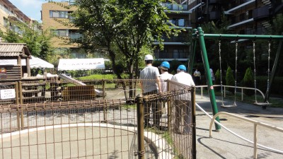 A班消化栓放水訓練状況(10).JPG